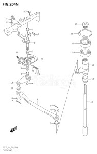 17502Z-410001 (2014) 175hp E01 E40-Gen. Export 1 - Costa Rica (DF175Z    DF175ZG) DF175Z drawing CLUTCH SHAFT (DF175Z:E01)