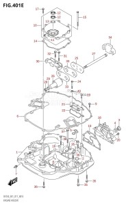 DF250Z From 25003Z-710001 (E40)  2017 drawing ENGINE HOLDER (DF225T:E01)