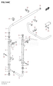 DF300A From 30002P-510001 (E01 E40)  2015 drawing FUEL INJECTOR (DF250A:E01)