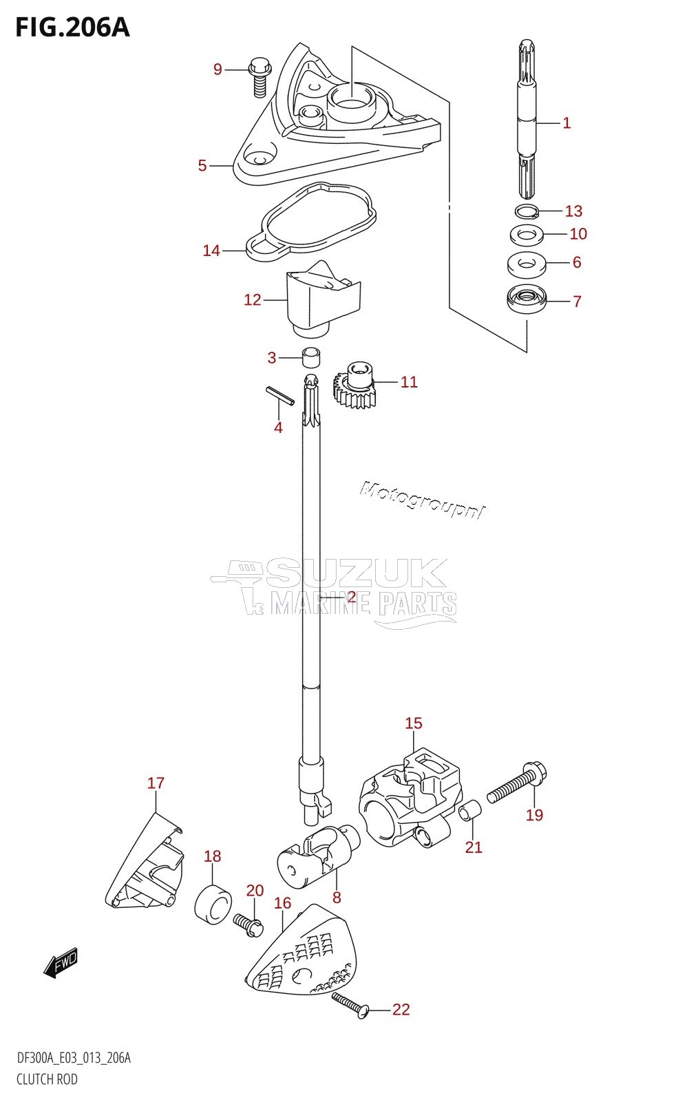 CLUTCH ROD