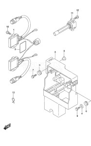 Outboard DF 250AP drawing Rectifier/Ignition Coil