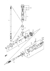 DF 250 drawing Transmission (DF 250S)