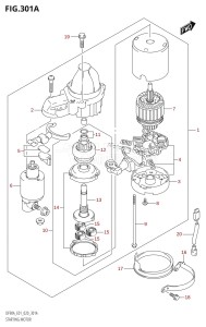 DF70A From 07003F-040001 (E01 E03 E11 E40)  2020 drawing STARTING MOTOR