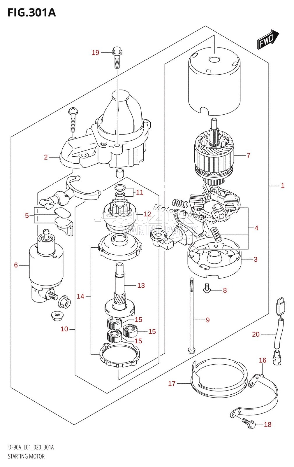 STARTING MOTOR