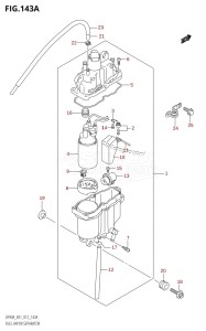 DF80A From 08002F-210001 (E01 E40)  2012 drawing FUEL VAPOR SEPARATOR (DF70A:E01)