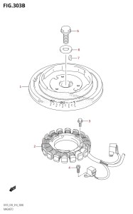 DF25 From 02503F-410001 (E03)  2014 drawing MAGNETO (DF25R:E03)