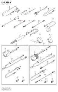 DF250 From 25003F-510001 (E01 E40)  2015 drawing OPT:LOWRANCE GAUGE
