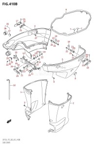 DF150Z From 15002Z-210001 (E03)  2012 drawing SIDE COVER (DF150Z:E03)