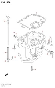 DF140 From 14002F-010001 (E03)  2010 drawing OIL PAN