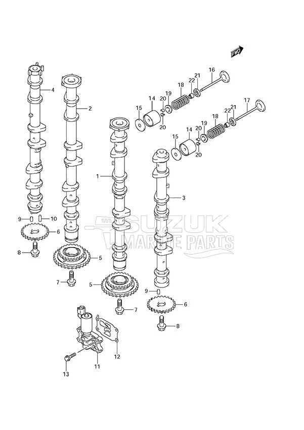 Camshaft (DF 250S)