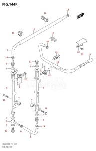 DF225Z From 22503Z-710001 (E03)  2017 drawing FUEL INJECTOR (DF250Z:E03)