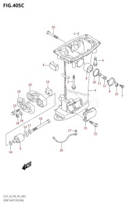 DT25 From 02503K-610001 (P36-)  2016 drawing DRIVE SHAFT HOUSING (DT30R:P40)