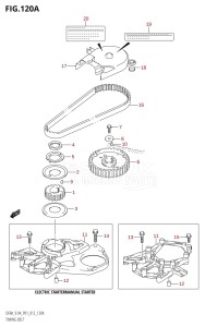 DF8A From 00801F-210001 (P01)  2012 drawing TIMING BELT (DF8A:P01)