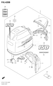 15002F-110001 (2011) 150hp E03-USA (DF150T) DF150 drawing ENGINE COVER (DF150T,DF150Z:(K10,011))