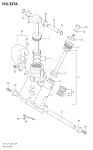 17502F-010001 (2010) 175hp E03-USA (DF175TK10) DF175T drawing TRIM CYLINDER