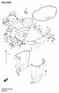 DF200AZ From 20003Z-610001 (E03)  2016 drawing SIDE COVER (DF200AZ:E40)