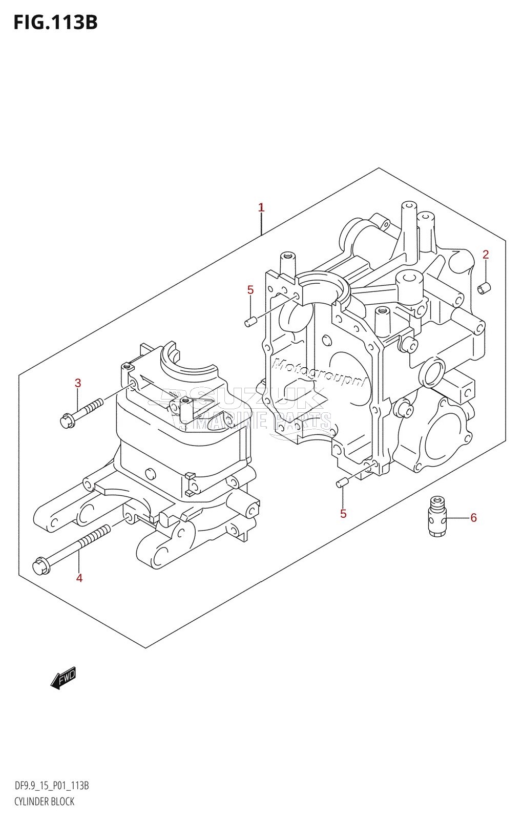 CYLINDER BLOCK (K5,K6,K7,K8,K9,K10,011)