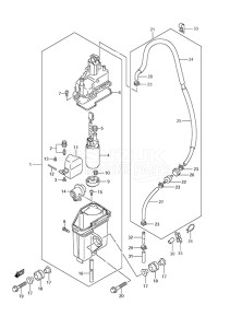 DF 175 drawing Fuel Vapor Separator