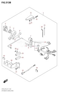 DF9.9A From 00994F-710001 (P03)  2017 drawing OPT:REMOTE CONTROL PARTS (DF9.9A:P03)