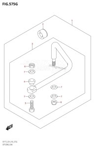 DF175T From 17502F-610001 (E01 E40)  2016 drawing OPT:DRAG LINK (DF175Z:E01)