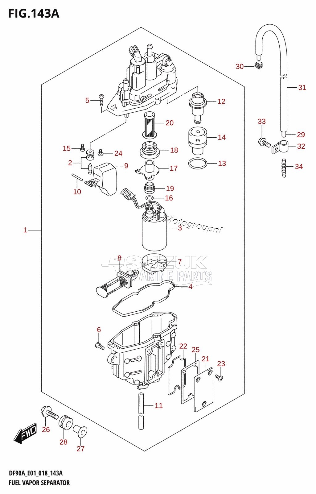 FUEL VAPOR SEPARATOR (E01)