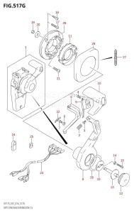 DF175T From 17502F-610001 (E01 E40)  2016 drawing OPT:CONCEALED REMOCON (1) (DF175Z:E01)