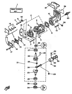 2B drawing CYLINDER--CRANKCASE