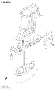 04003F-110001 (2011) 40hp E03-USA (DF40AT) DF40A drawing DRIVE SHAFT HOUSING (DF60AT)