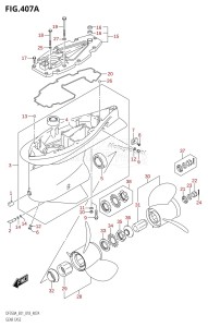 DF350A From 35001F-710001 (E01)  2017 drawing GEAR CASE