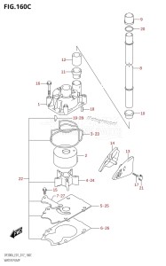 DF250A From 25003P-710001 (E01 E40)  2017 drawing WATER PUMP (DF250A:E01)