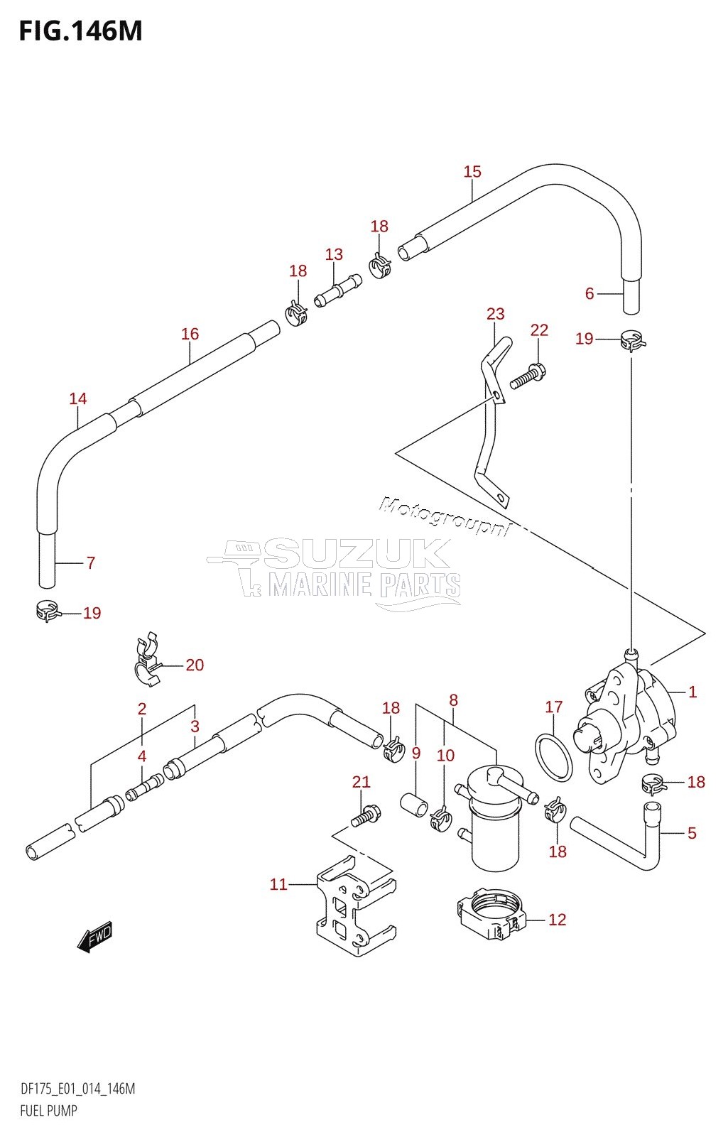 FUEL PUMP (DF175TG:E40)