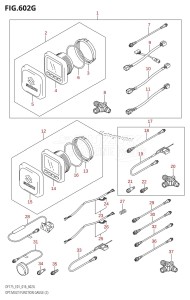 DF175ZG From 17502Z-610001 (E01 E40)  2016 drawing OPT:MULTI FUNCTION GAUGE (2) (DF175ZG:E01)