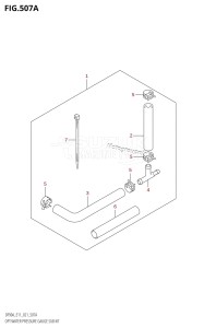 DF100B From 10004F-040001 (E01 E40)  2020 drawing OPT:WATER PRESSURE GAUGE SUB KIT