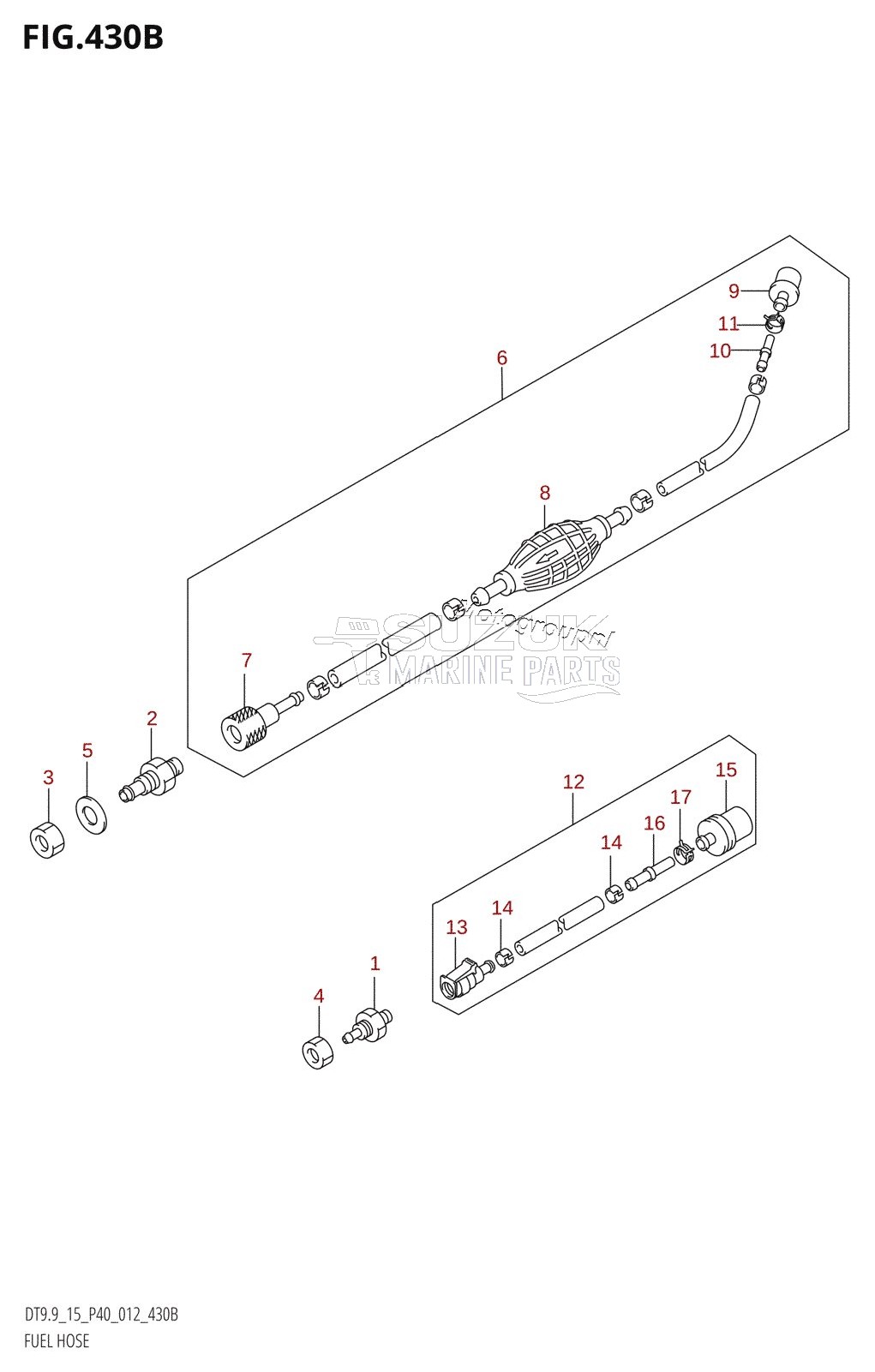 FUEL HOSE (DT15K:P36)