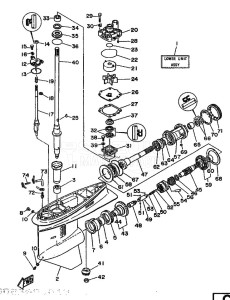 L130BETO drawing PROPELLER-HOUSING-AND-TRANSMISSION-1