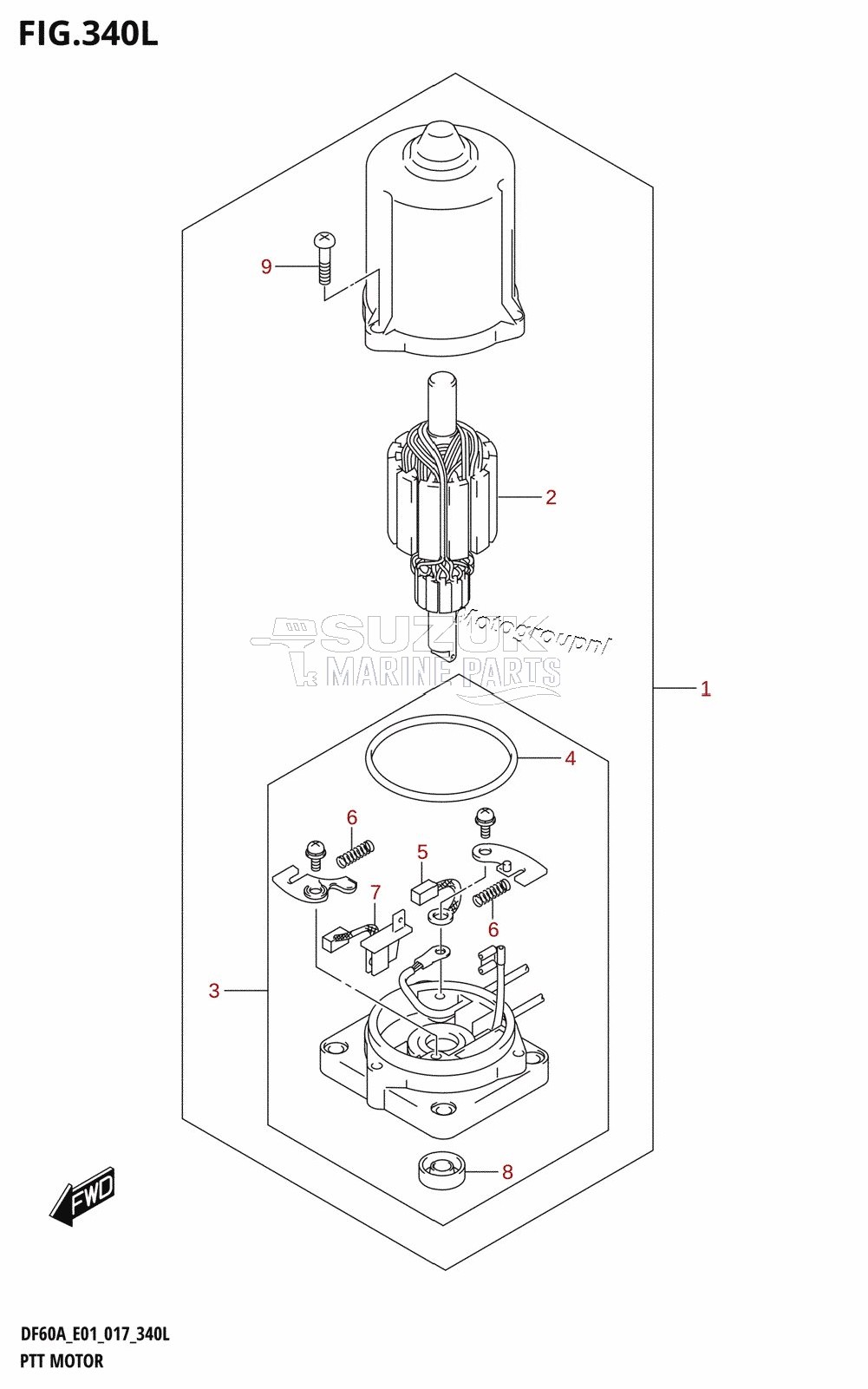 PTT MOTOR (DF50AVTH:E01)