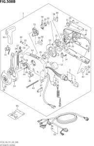 03003F-040001 (2020) 30hp P01 P40-Gen. Export 1 (DF30A  DF30AQ  DF30AR  DF30AT  DF30ATH) DF30A drawing OPT:REMOTE CONTROL (DF25ATH,DF30ATH)