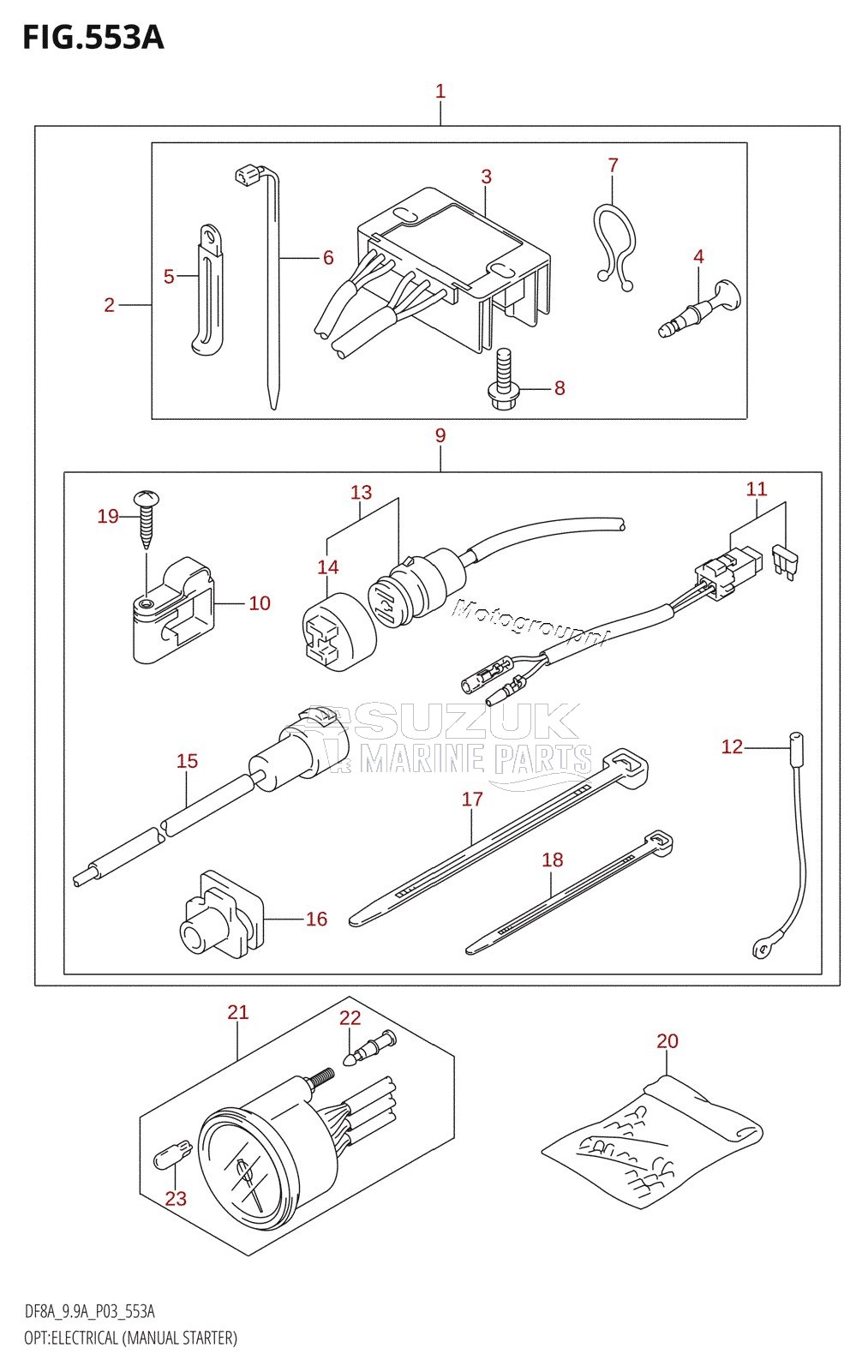 OPT:ELECTRICAL (MANUAL STARTER) (M-STARTER)