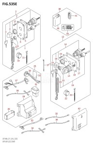 DF140AZ From 14003Z-610001 (E03)  2016 drawing OPT:KEY LESS START (DF140AZ:E11)