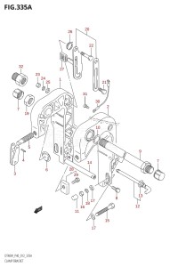 DT40 From 04005-210001 ()  2012 drawing CLAMP BRACKET (DT40W:P40)