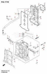 DF60A From 06002F-310001 (E01 E40)  2013 drawing CYLINDER HEAD (DF60AQH:E40)