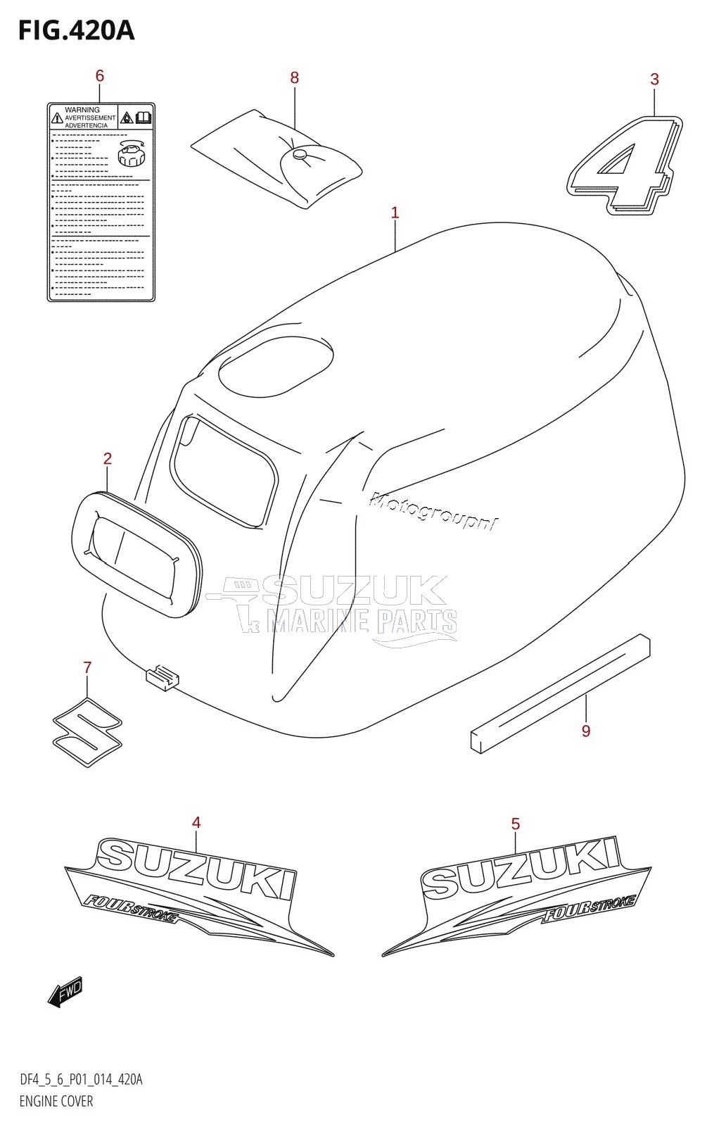 ENGINE COVER (DF4:P01)