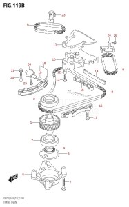 DF250ST From 25004F-710001 (E03)  2017 drawing TIMING CHAIN (DF200Z:E03)