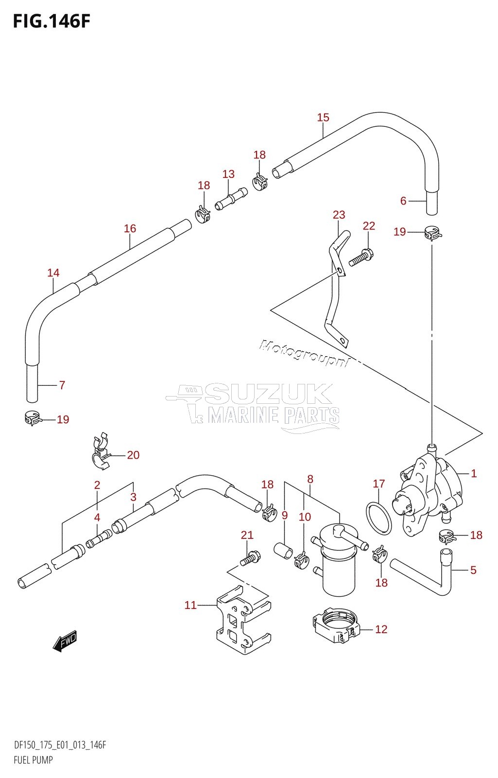 FUEL PUMP (DF175T:E40)