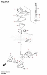 DF300A From 30002P-440001 (E11 - E40)  2024 drawing CLUTCH ROD (DF300A,DF250A)