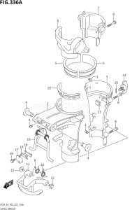 00403F-240001 (2022) 4hp P03-U.S.A (DF4A) DF4A drawing SWIVEL BRACKET