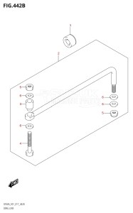 04003F-710001 (2017) 40hp E01-Gen. Export 1 (DF40A  DF40AQH  DF40ATH) DF40A drawing DRAG LINK (DF40AST:E34)