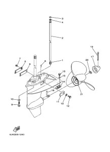 E40GMHS drawing LOWER-CASING-x-DRIVE-4