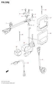 DF150 From 15002F-410001 (E01 E40)  2014 drawing PTT SWITCH /​ ENGINE CONTROL UNIT (DF175T:E01)