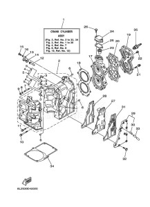 20DMHS drawing CYLINDER--CRANKCASE